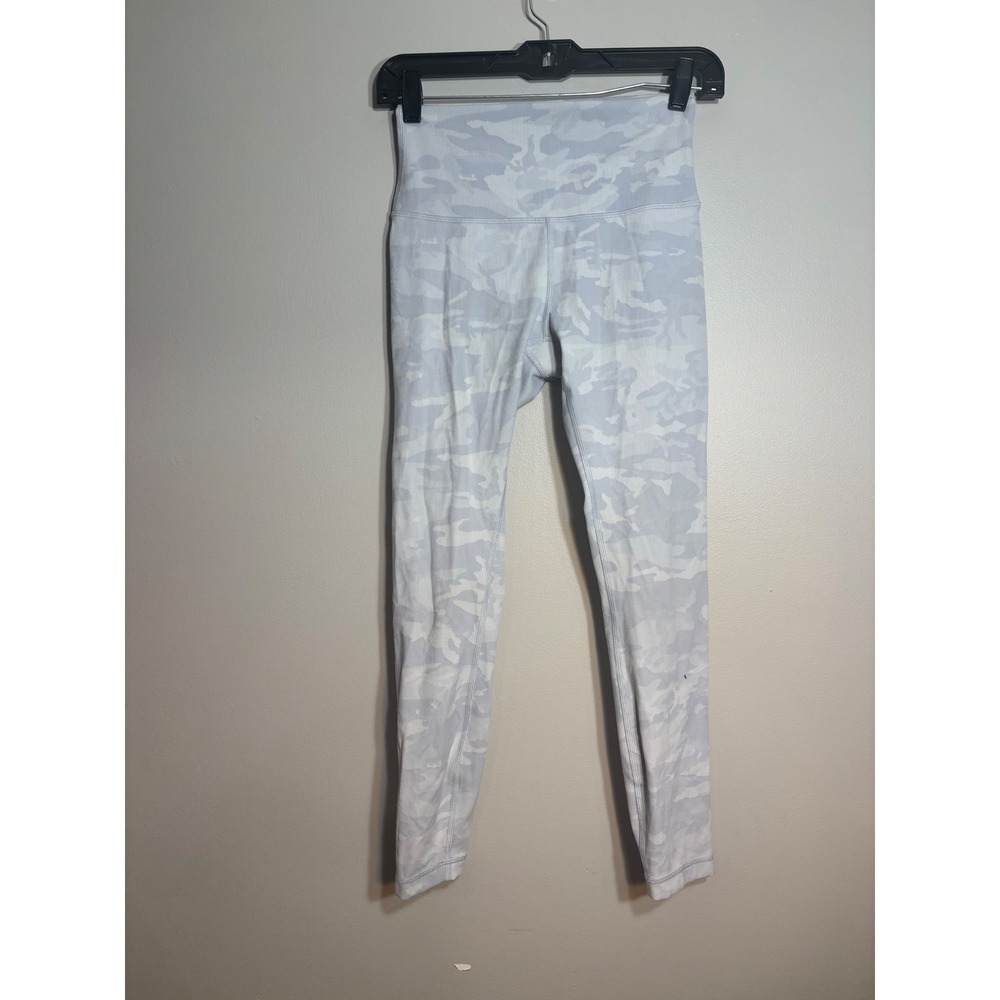 Lululemon Align‎ High-Rise Pant 25 Heritage 365 Camo Crisp White Multi Size 6